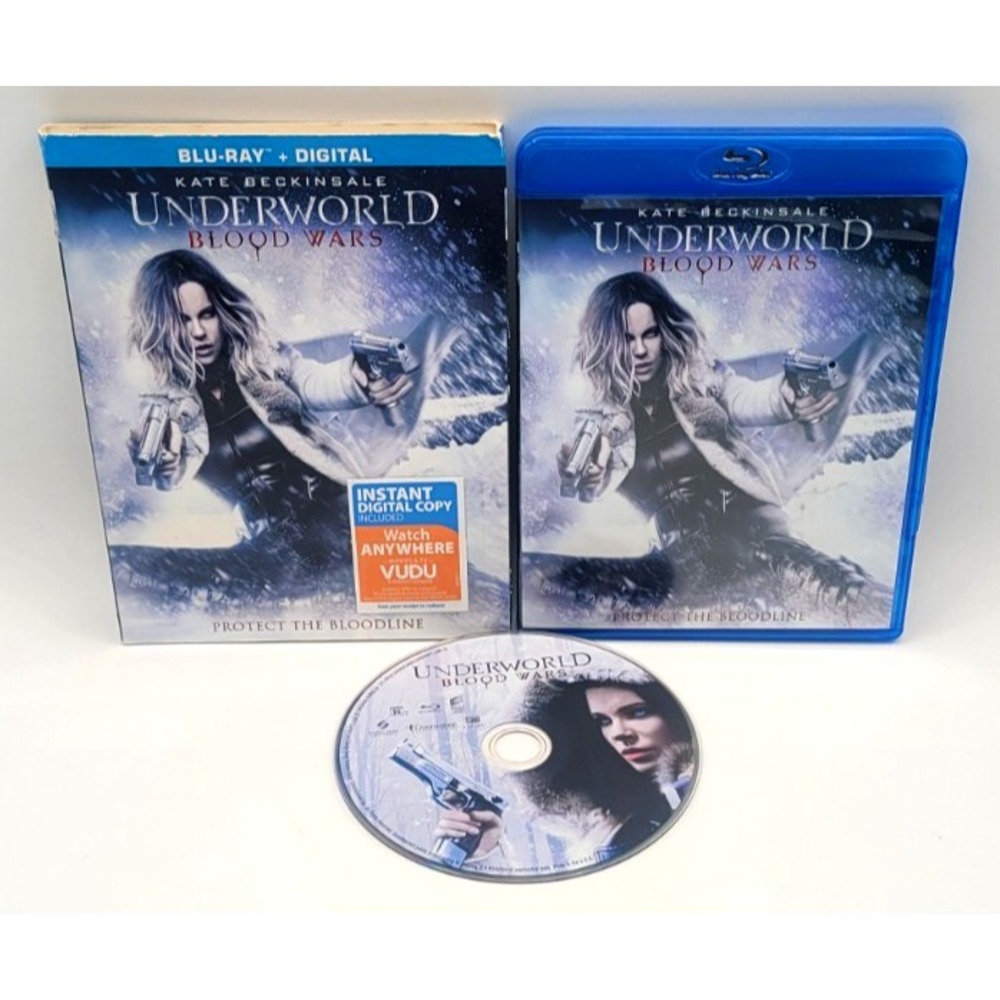 Underworld: Blood Wars (Blu-ray, 2017) KATE BECKINSALE W/SLIPCOVER